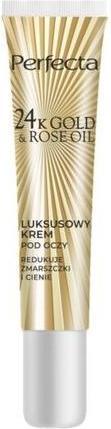 Actual product image Perfecta 24K Gold & Rose Oil Anti-Wrinkle Eye Cream 15ml (15 ml)
