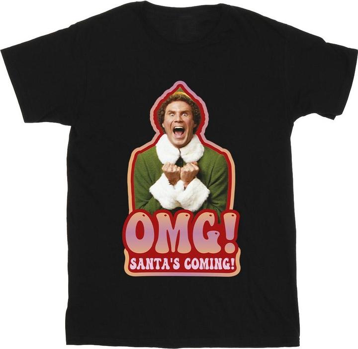 Elf Santa's Coming TShirt (L)