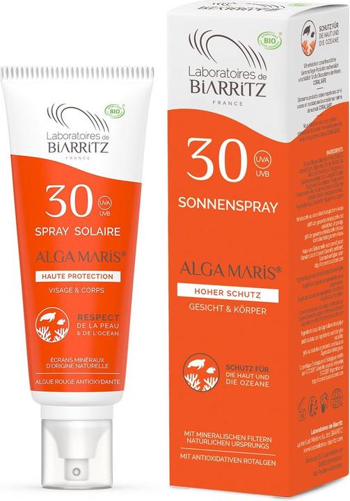 Actual product image Laboratoires de Biarritz Alga Maris (Sun spray, SPF 30, 100 ml, 129 g)