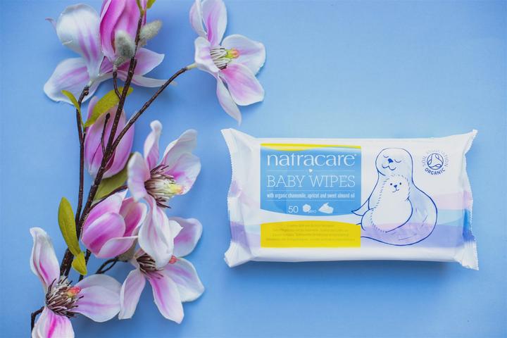 Actual product image Natracare Baby wipes (50 Piece)