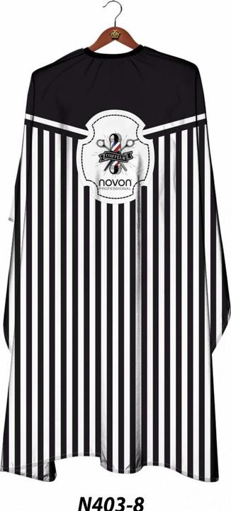 Novon Professional Cape Barber Stripes Black/Gold/White - N403 8