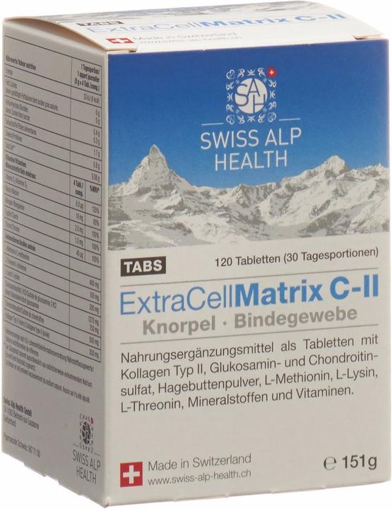 Swiss Alp Health ExtraCellMatrix (120 Stück, Tabletten, 210 g)