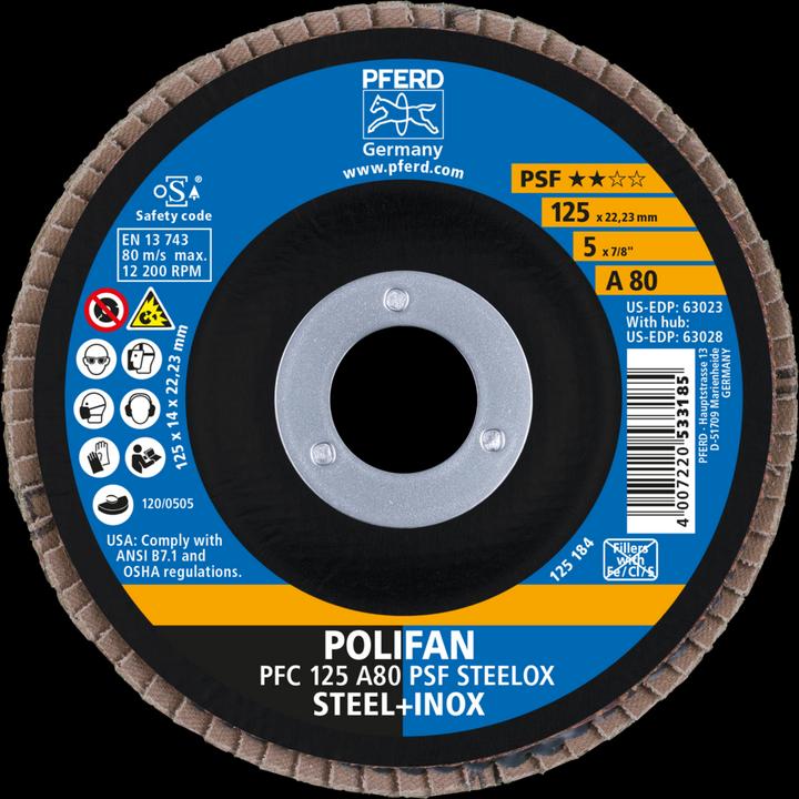 Actual product image Pferd Polifan A-Plus flap discs (80)