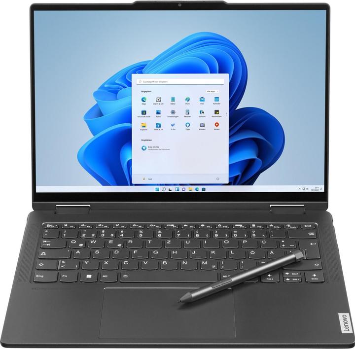 Produktbild Lenovo Yoga 7 2-in-1 (14", AMD Ryzen 5 8640HS, 16 GB, 1000 GB, DE)