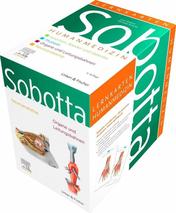 Produktbild Bräuer:Sobotta Lernkarten Humanmedizin (Deutsch, Michael Scholz, Lars Bräuer, 2024)
