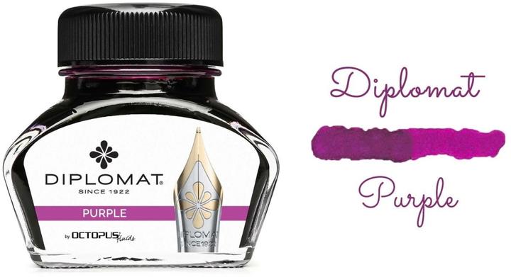 Produktbild Diplomat als Atrament-Diplom Octopus 30 ml Glas lila (Nachfülleinheit, Violett)