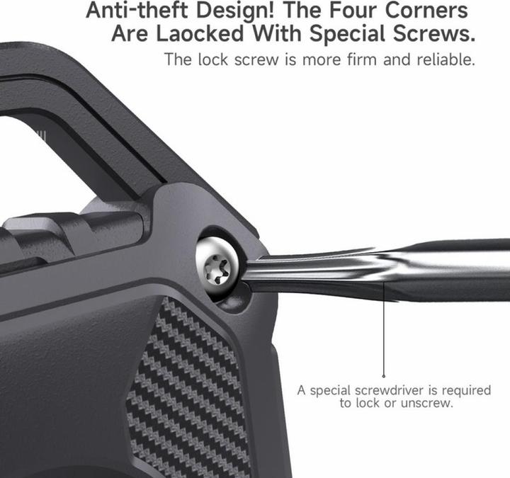 Immagine prodotto Screenguard Custodia impermeabile Apple Airtag Rugged con anello portachiavi