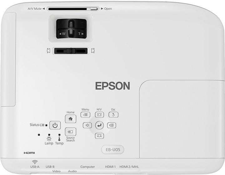 Image du produit Epson Eb-U05 (WUXGA, 3400 lm, 1.38 - 1.68:1)