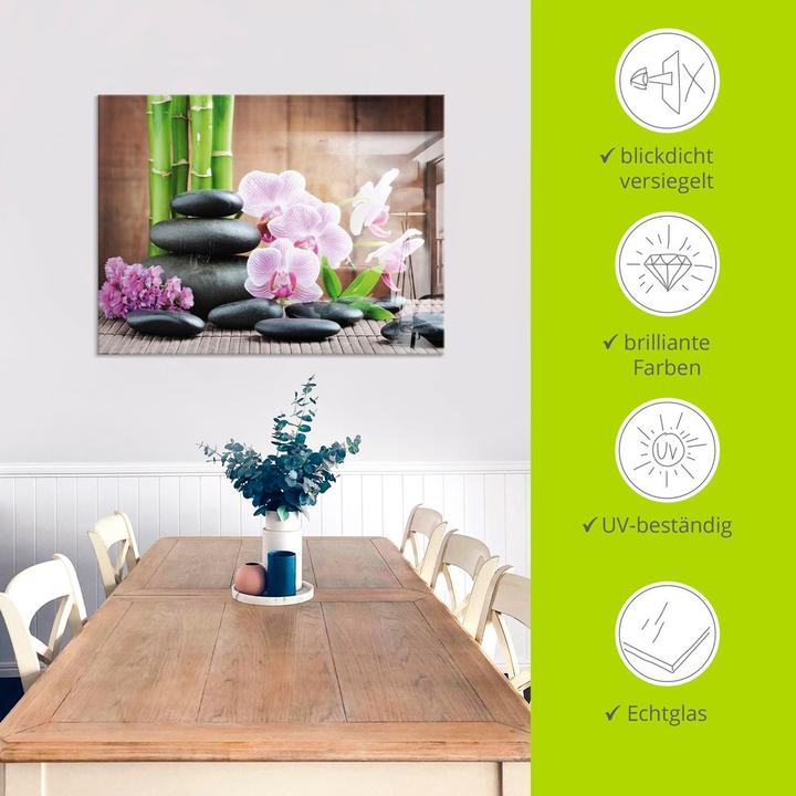 Produktbild Artland Spa Konzept Zen Steinen Orchideen T5OO (50x50 cm)