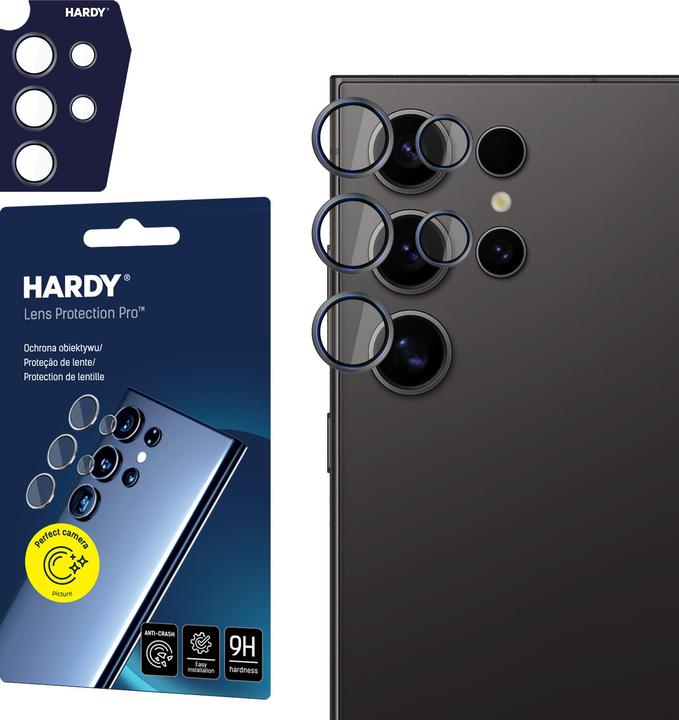 Immagine prodotto 3MK HARDY Protezione per lenti Pro pro Samsung Galaxy S24 Ultra Black (1 Pezzo/i, Samsung Galaxy S24 Ultra)