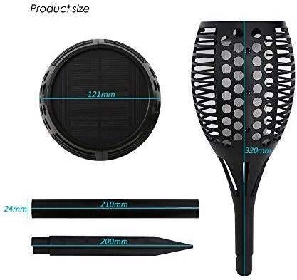 Produktbild XZN Solar LED Gartenleuchten 2 Pack