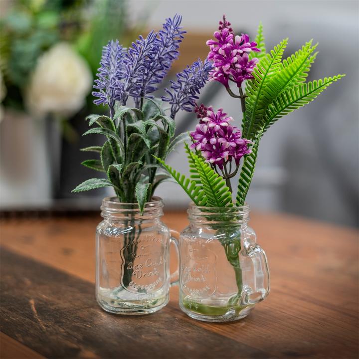 Produktbild NTK-Collection Kunstblume Hyazinthe in Glaskrug (18 cm)