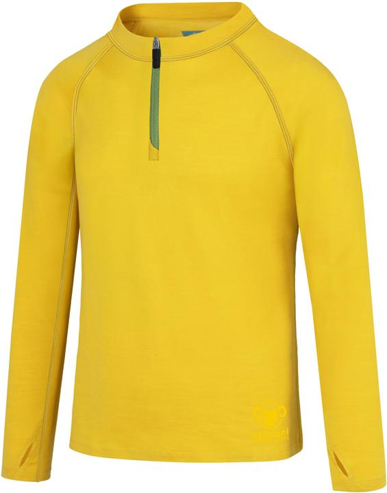 Normani Kinder Merino Langarm mit 1/4 Zipper „Nyapari“ - 9545