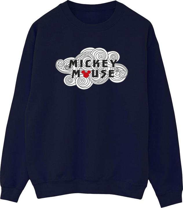 Disney Mickey Mouse Swirl Logo Sweatshirt (L)