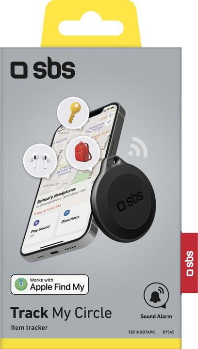 Immagine prodotto SBS Cercatore di oggetti impermeabile, compatibile con Apple Find My (Apple)