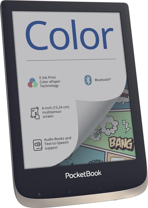 Image du produit PocketBook Color (6", 16 Go, Lune d'argent)