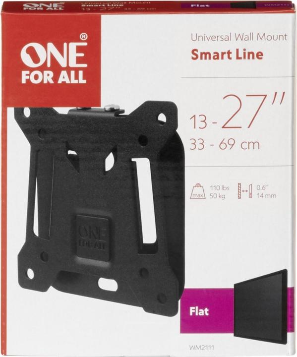 Actual product image One for All Smart WM2111 (Wall, 27", 50 kg)