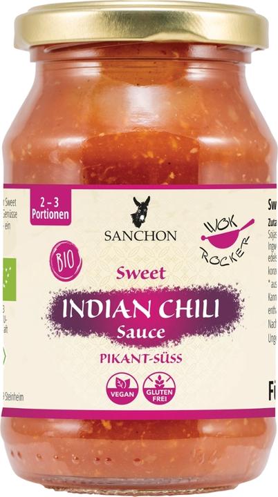 Sanchon Sweet Indian Chili Sauce (Glas) vegan