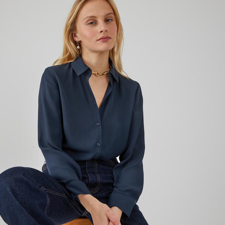 Produktbild La Redoute Collections Bluse mit langen Ärmeln (44)