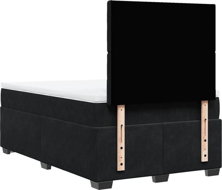 Produktbild VidaXL Bo x springbett mit Matratze 120 x 200 cm Samt (120 x 200 cm, 120 x 200 cm)