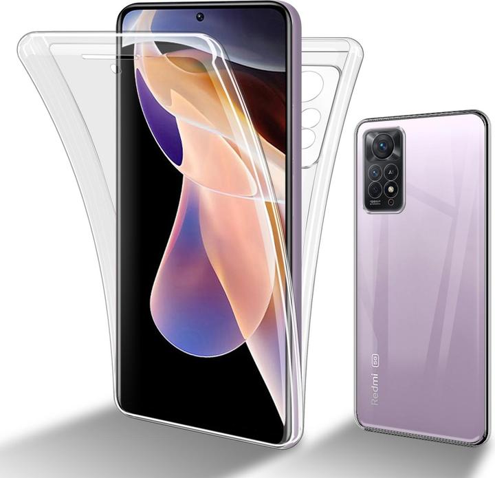 Cadorabo Housse TPU 360 degrés pour Xiaomi RedMi NOTE 11 PRO 4G / 5G (Xiaomi Redmi Note 11 Pro 5G, Xiaomi Redmi Note 11 Pro)