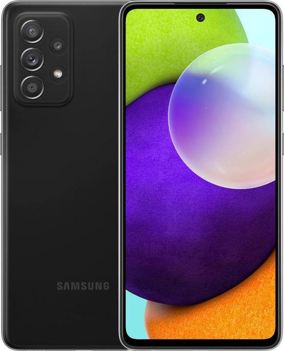 Samsung Galaxy A52 EU (256 GB, Nero, 6.40", Doppia SIM, 64 Mpx, 4G)