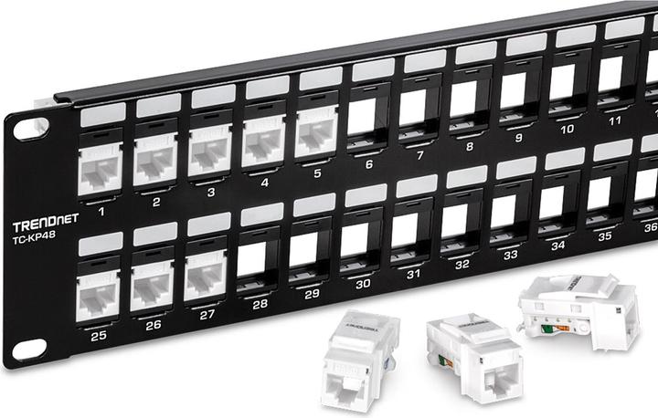 Image du produit Trendnet TC-KP48 Panneau de brassage (plaque d'obturation)