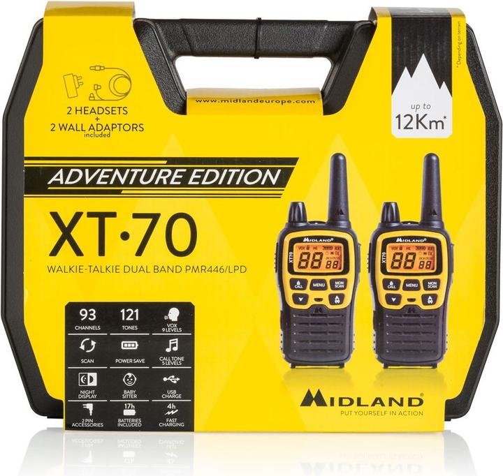 Actual product image Midland XT70 Adventure (12 km)