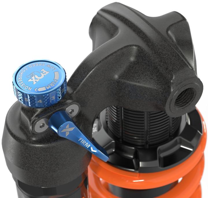 Actual product image Fox DHX F-S Cr 2Pos-Adj Trunnion AM (185 mm, 55 mm)