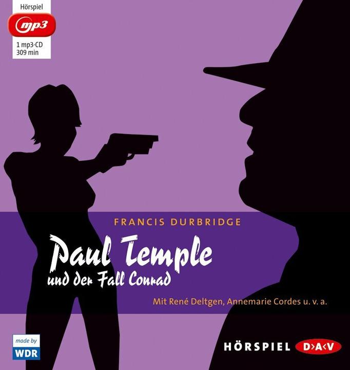 Produktbild Paul Temple und der Fall Conrad (mp3-Ausgabe) (Annemarie Cordes, René Deltgen, Francis Durbridge, Deutsch)