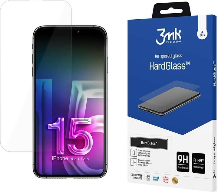 Produktbild 3MK HardGlass (1 Stück, Apple iPhone 15 Pro Max)