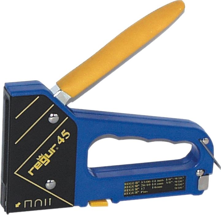 Actual product image Gold Staple gun Tacker bl/yellow