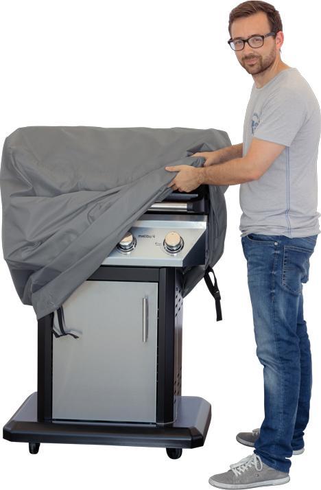 Image du produit Keller Fahnen Blache für Gartengrill, gross, 145x60x110 cm Premium Cover 200 g/m2 (Grille)