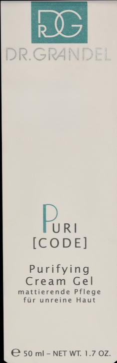 Actual product image Dr Grandel Puricode Purifying Cream Gel (Gel, 50 ml)