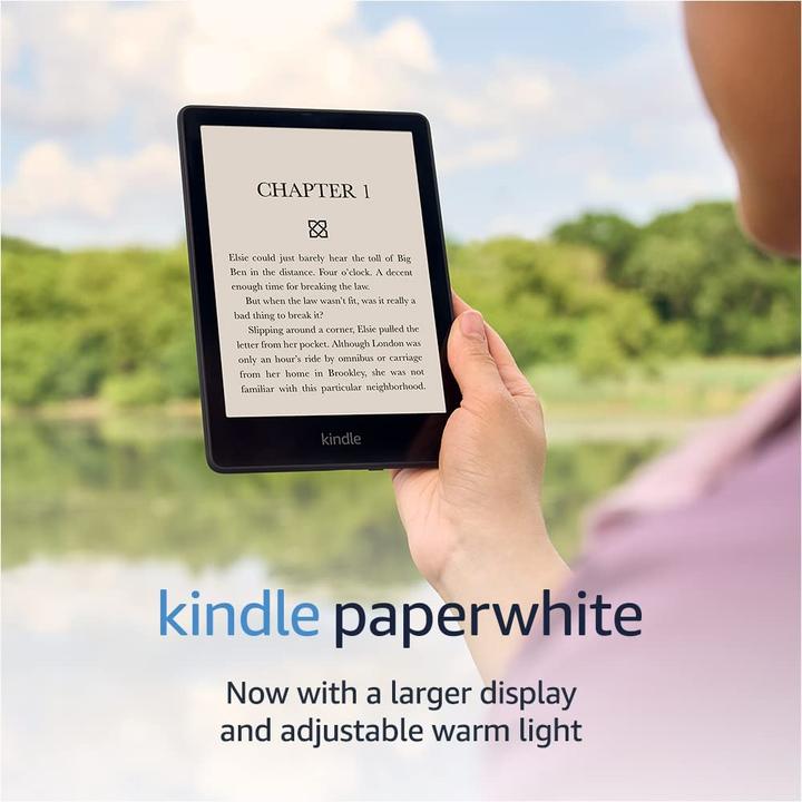 Actual product image Amazon Kindle Paperwhite (2021) eReader 16GB without special offers, 17.3 cm (6.8 inch) display,... (6.80", 16 GB, Black)