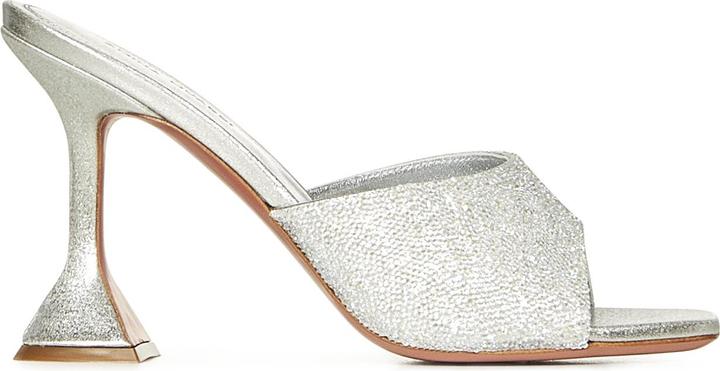 Actual product image Amina Muaddi Sandals Silver (41)