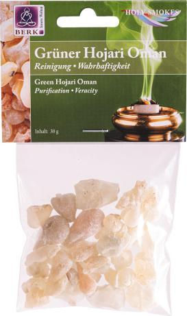 Image du produit Berk Hojari vert d'Oman - Encens en sachet
