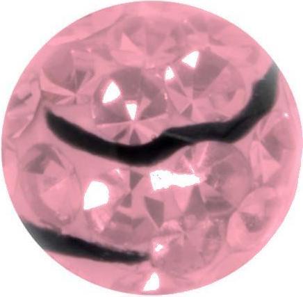 Image du produit Bijouteria Embout de piercing (Acier chirurgical 316L, Résine époxy, Cristallin)