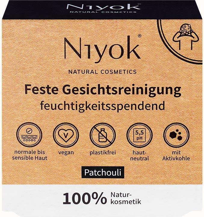Actual product image Niyok Solid Face Cleanser Patchouli 80 g (Soap)