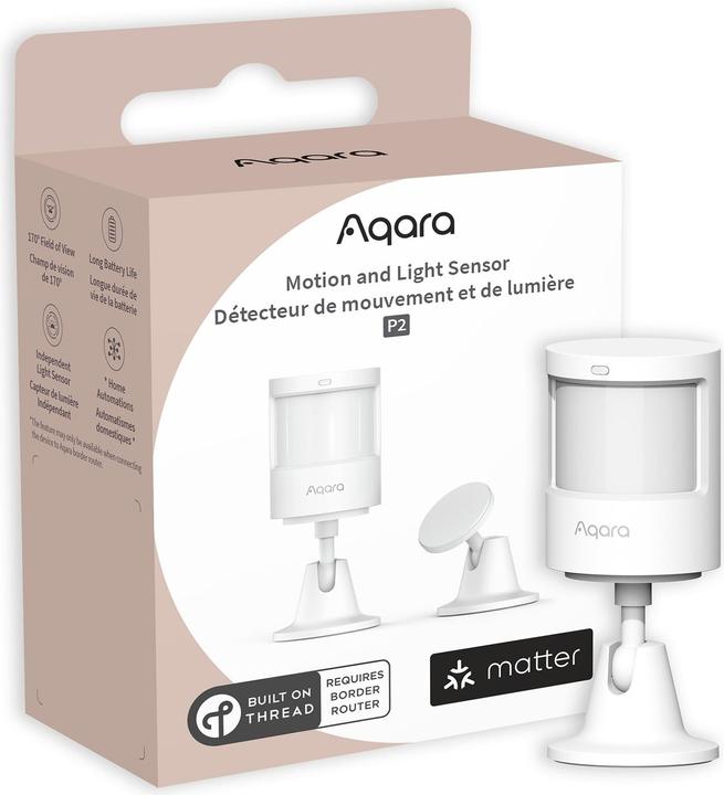 Image du produit Aqara Capteur de mouvement et de lumière P2 (Matter over Thread) (7 m)