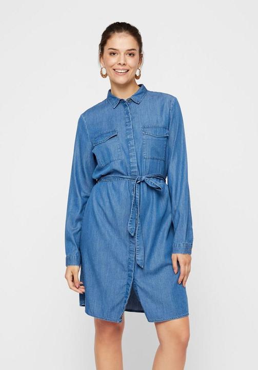 Actual product image Pieces Lyocell cotton blend blouse dress (L)