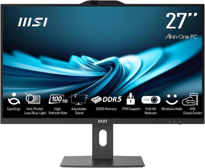 Produktbild MSI AIO PRO AP272P 14M-495EU i7-14700 27 IPS LED FHD Non-Touch Anti-Glare 16GB SSD1TB M.2 AX211 WiF (Intel Core i7-14700, 16 GB, 1000 GB, Intel Iris Graphics)