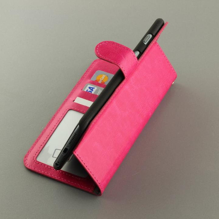Produktbild PhoneLook Hülle Premium Flip Dunkelrosa (Samsung Galaxy S7 Edge)