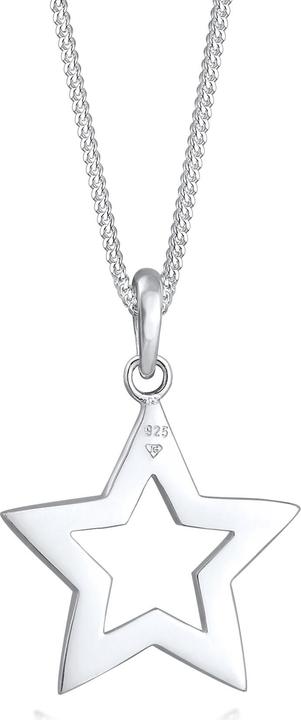 Immagine prodotto Elli mit Stern-Anhänger verziert mit Kristallen (Argento, 45 cm)
