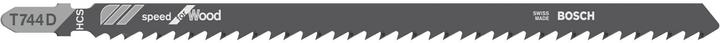 Produktbild Bosch Professional Zubehör Stichsägeblatt T 744 D Speed for Wood, 3er-Pack