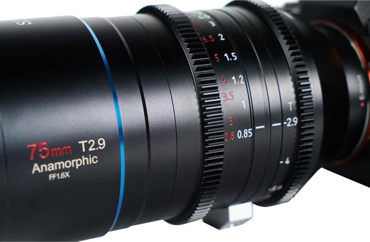Produktbild Sirui Venus 75mm T2.9 1.6x Full-Frame Anamorphic lens(L mount) (L-Mount, Vollformat)
