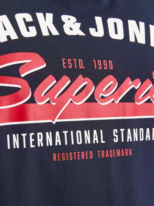 Actual product image Jack & Jones Jjelogo Tee Ss O-Neck 2 Col Aw24 S Pls (XXL)