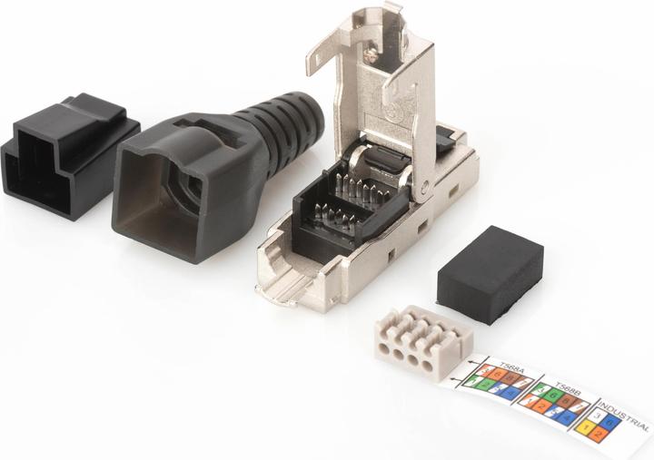 Produktbild Digitus Geschirmter RJ45-Stecker (Netzwerkkabel Stecker)