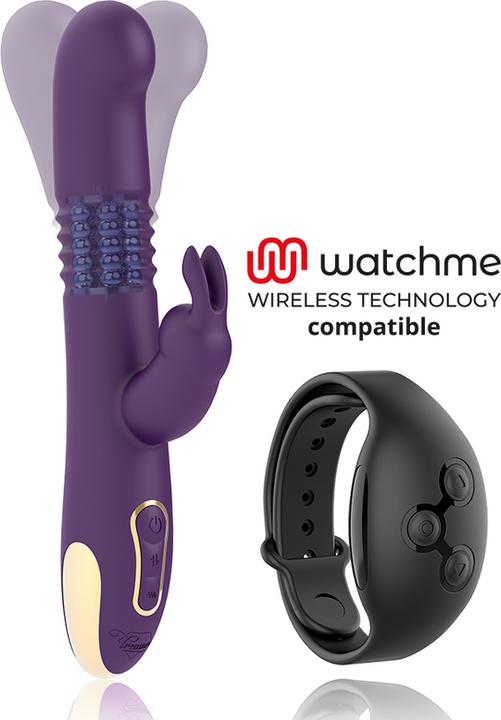 Actual product image Treasure X Treasure Bastian Rabbit Up & Down, Rotator & Vibrator Watchme Wireless Technology Compatible
