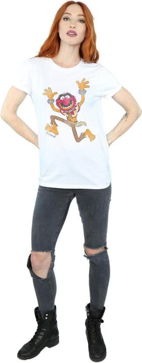 Actual product image Gildan Womens/Ladies Classic Animal Cotton Boyfriend T-Shirt (S)